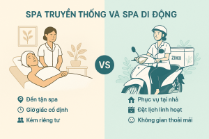 So Sánh Mô Hình Spa Truyền Thống Và Spa Di Động
